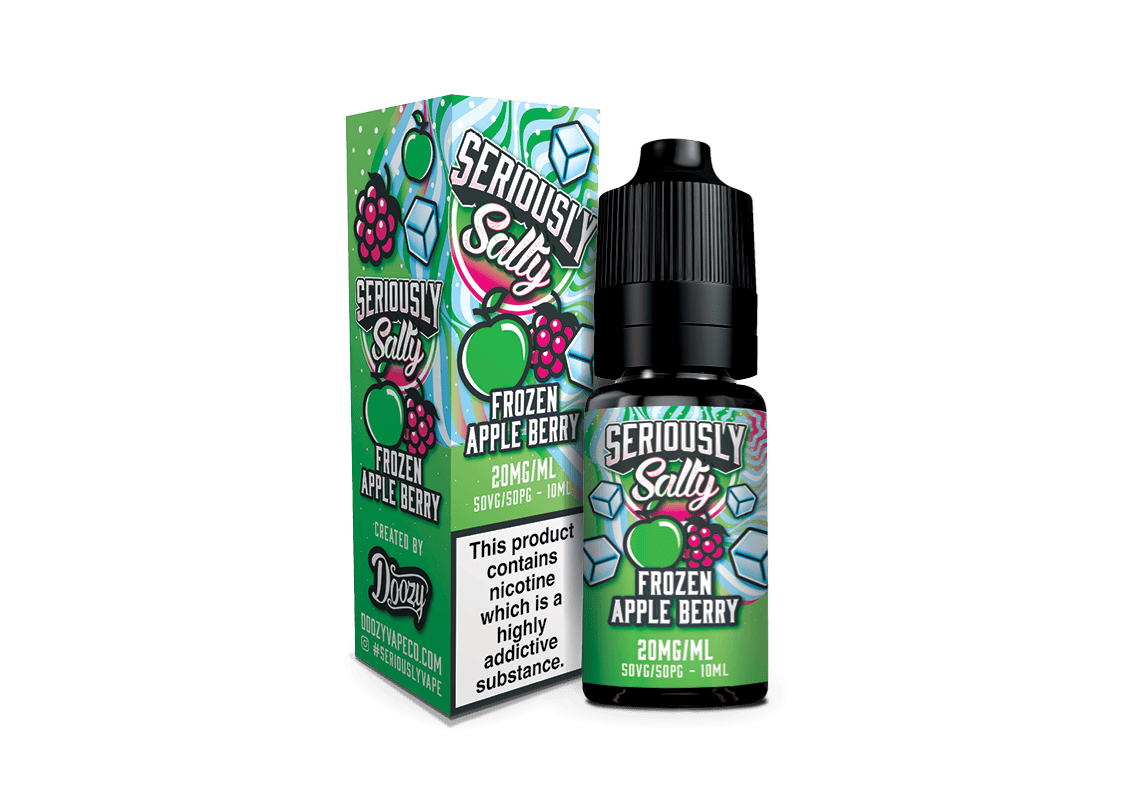 Seriously salty frozen apple berry