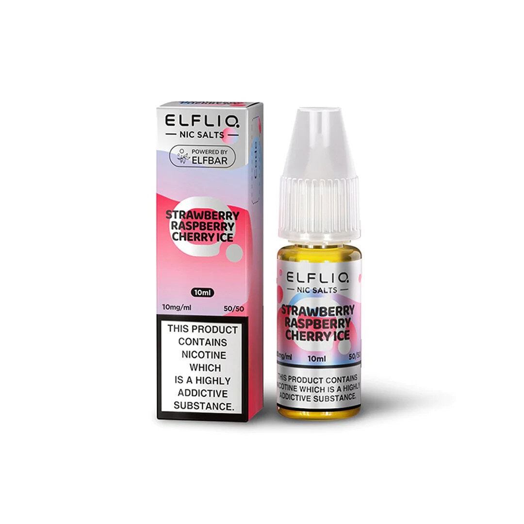 elfliq strawberry raspberry cherry ice