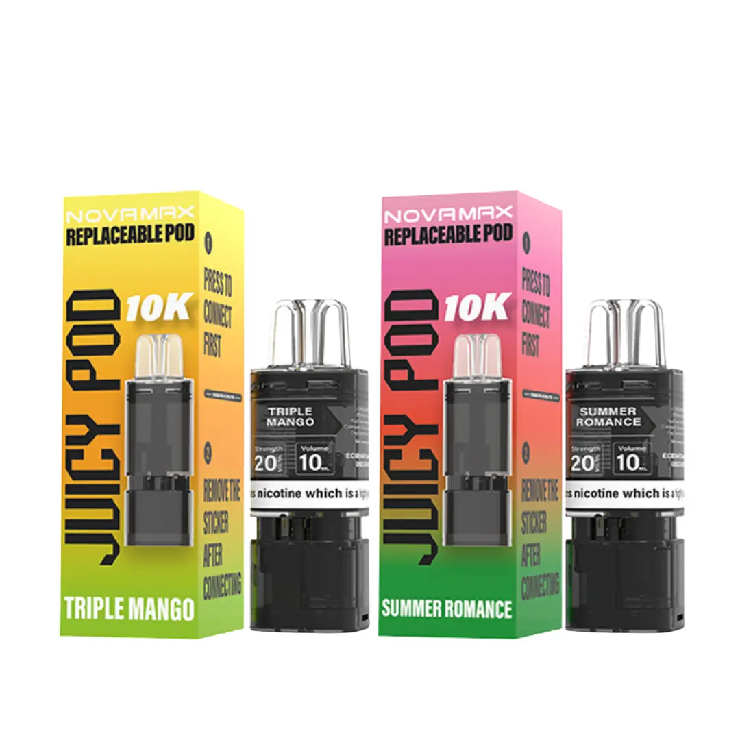 juicy pod novamax 10k prefilled pods