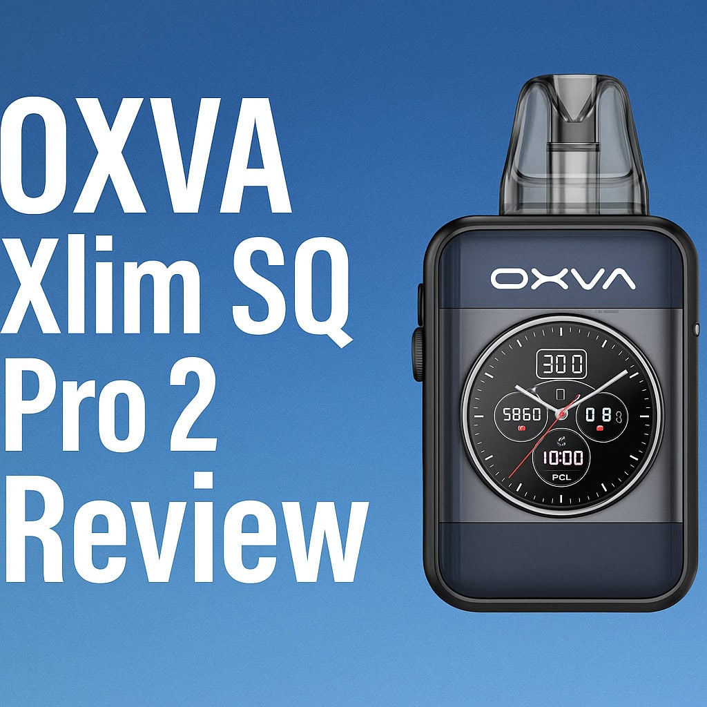 OXVA Xlim SQ Pro 2 vape pod kit with smart touchscreen and refillable pod system - full review and buyer guide 2025