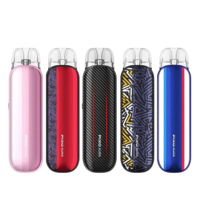aspire pixo aura pod kit group photo