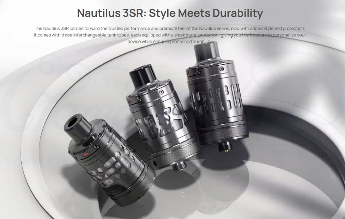 Aspire Nautilus 3SR Tank Hero Image