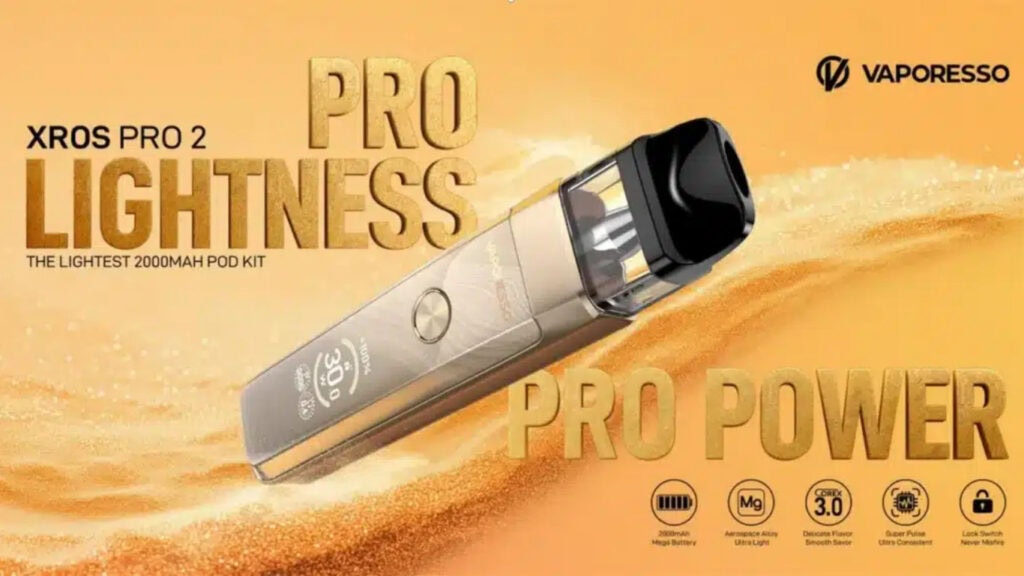 an hero image of the vaporrsso xros 2 pro pod kit