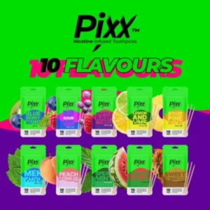 Group image of the nicotine picks pixx